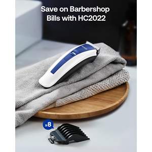 Kit de tondeuse à cheveux sans fil professionnelle 2-en-1 pour la coupe de la barbe et des moustaches, 10 embouts détachables, moteur turbo pour une coupe polyvalente - Product Image 4