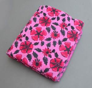 100% coton indien nouveau Style Floral main bloc imprimé tissu pour vêtements pour femmes décor à la maison-rideaux polyvalents couvre garçons - Product Image 4