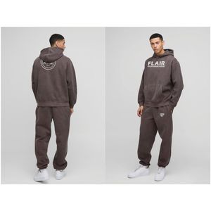 Pull à capuche en coton biologique 100% pour hommes Sweat-shirt à capuche de haute qualité, lourd et surdimensionné, Streetwear, motif solide et perlé - Product Image 1