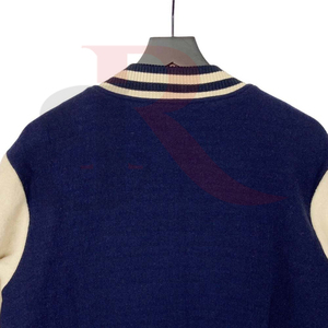 Meilleure vente femmes toile Varsity veste confortable peau de mouton nouveauté taille adulte respirant laine doublé décontracté longue - Product Image 4