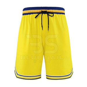 Short de basket-ball 100% en polyester fabriqué en usine personnalisable à bas quantité minimale de commande Service OEM respirant vêtements de sport grande taille - Product Image 1