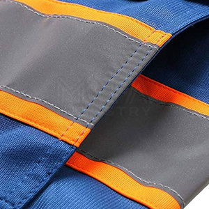 Gilet de sécurité réfléchissant de qualité supérieure avec taille réglable, rayures réfléchissantes et impression de logo pour les événements d'entreprise - Product Image 3