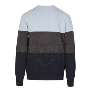 Vente en gros de sweats en coton pour hommes sweat-shirt à col ras du cou et à manches longues broderie personnalisée sweat-shirt d'hiver à motif uni pour hommes - Product Image 3
