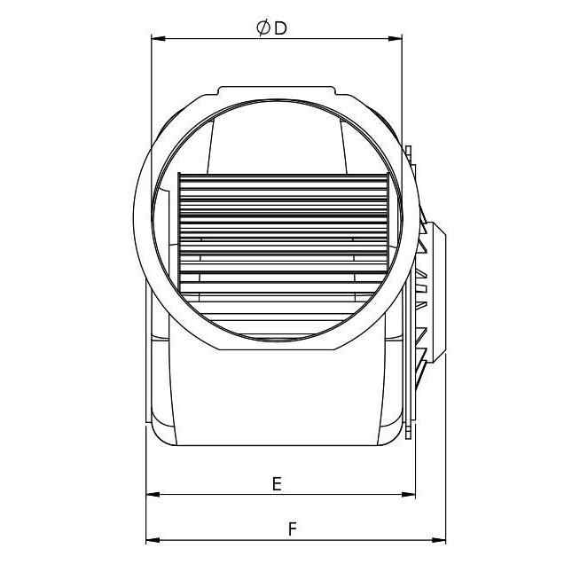 BPS-B 150-100 PLASTİK SALYANGOZ FAN