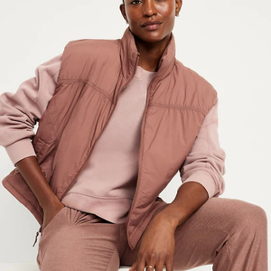 Chaleco Acolchado para Mujer, Talla Grande, Sin Mangas, con Cierre de Cremallera, Abrigo Cálido de Invierno de Nailon Personalizable, Precio al por Mayor - Product Image 2