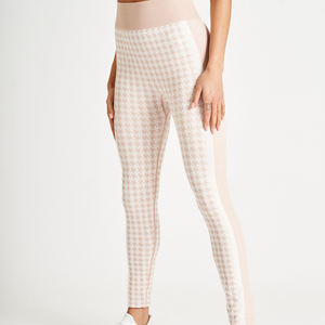 Autumn Winter Cashmere Yoga Fitness Pants Warm High-waisted <b>Tights</b> Pocket Brushed Stock Lot <b>Nylon</b> Spandex Fabric in China 86% - Product Image 1