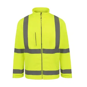 Veste de sécurité et de survie en softshell personnalisée haute visibilité pour le merchandising - Product Image 1