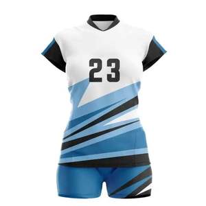 2025 superventas de alta calidad uniforme de voleibol personalizado conjunto de diseño profesional técnica impresa al por mayor - Product Image 1