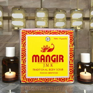 Gommage corporel traditionnel JMK javanais Curcuma Vetiver Fleurs séchées Parfum naturel Tous types de peau Peau lisse et éclatante pour adultes - Product Image 4