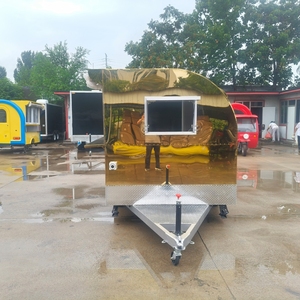 Petite remorque de camion de nourriture en fibre de verre pour hot-dogs et restauration rapide Conception spéciale pour restaurant boulangerie camion de fruits à crème glacée - Product Image 2