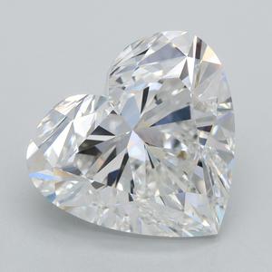 4,01 CT corazón corte laboratorio diamante blanco suelto calibrado F Color VS1 claridad excelente corte joyería hacer regalos para ella - Product Image 1