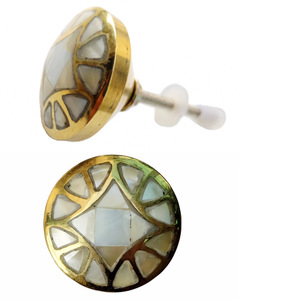 Madre perla latón artesanías perillas versátiles tirador para puertas tocadores dormitorios cocinas al aire libre almacenes Villas - Product Image 2