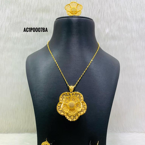 Nouveau collier plaqué or 24K pendentif conception de bijoux pour femmes mode - Product Image 1