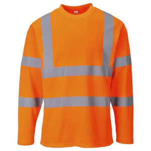 Polo de algodón reflectante Hi Vis para hombre, ropa de trabajo de seguridad de alta visibilidad, camisas ligeras para trabajo en carreteras de construcción - Product Image 6