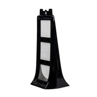 HOPERO Garde-boue inférieur en aluminium, noir thermolaqué, durable pour les modèles Softail Davidson 2018-2024