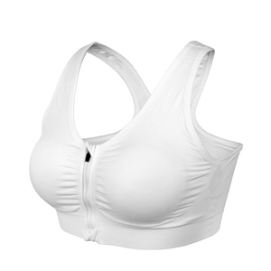 Soutien-gorge de sport pour femmes avec logo personnalisé OEM Soutien-gorge d'entraînement de gymnastique et de yoga avec fonction push-up extensible dans les quatre sens sur mesure - Product Image 6
