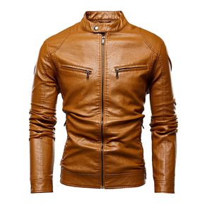 Meilleure Veste d'Hiver en Cuir à Capuche pour Homme, Nouveau Style 2024, Fermeture Éclair, Toutes Tailles Disponibles, Service OEM - Product Image 1