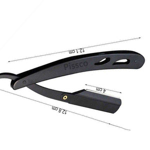 มีดโกนหนวดสแตนเลสแบบตรงรุ่นใหม่ มีดโกนพับได้สำหรับตัดเครา มีดโกนสำหรับผู้ชาย มีดโกนสำหรับช่างตัดผม - Product Image 6