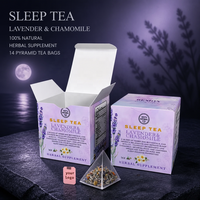 Thé Herbal pour le Sommeil OEM ODM avec Lavande et Camomille, Marque Privée, Logo Personnalisé