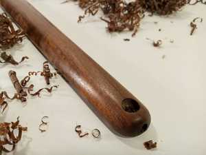 Calzador largo de madera personalizado de lujo para hoteles Diseño vintage con logotipo personalizado - Product Image 3