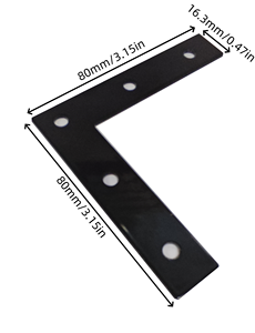 Nuevo Soporte Triangular Personalizado ODM de Metal y Acero para Reparación de Muebles para Exteriores, Hogar, Oficina y Sala de Estar - Product Image 3