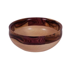 Vajilla para el hogar, decoración de mesa, cuenco para servir frutas, diseñador de madera, acabado oscuro, cuenco para servir más vendido - Product Image 6
