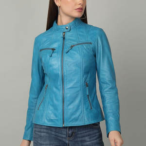Precio Ajustable Chaqueta de cuero de las mujeres Transpirable Antiarrugas Impermeable Ecológico Calidad Premium Chaqueta de las mujeres ligeras - Product Image 1