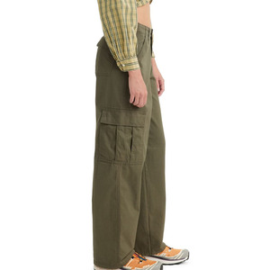 Ropa de calle personalizada, pantalones Cargo para mujer, traje de moda de Color liso personalizado, pantalones Cargo transpirables para mujer - Product Image 5