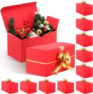 Geschenkdozen Met Deksels En Lint Strik Bruidsmeisje Voorstel Doos Kartonnen Doos Set Voor Cadeautjes Verjaardagsfeest Bruiloft