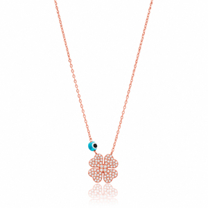 Trébol diseño encanto colgante venta al por mayor hecho a mano turco 925 plata esterlina joyería hecha a mano - Product Image 3