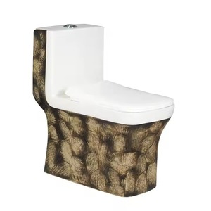 Vistaar Commode monobloc en céramique design moderne-Cuvette de toilette siphonique décorative en S pour salle de bain, placard pour articles sanitaires - Product Image 4