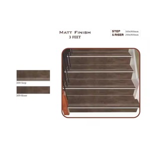 Lusso Vistaar <span class=keywords><strong>Non</strong></span> antiscivolo in porcellana smaltata scalino 300x900mm battistrada 200x900mm 10mm scale pavimento esterno Ceramika - Product Image 1