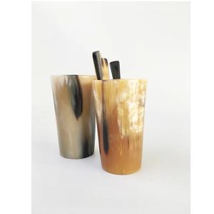 Taza de cuerno de búfalo de calidad Natural personalizable para el hogar y el restaurante Utensilios de cocina estilo Ángel para beber - Product Image 2