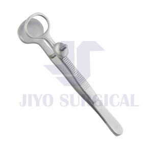 Fórceps Ayer Chalazion de acero inoxidable de grado Pemium, instrumentos quirúrgicos oftálmicos de bloqueo de pulgar de 10mm - Product Image 5