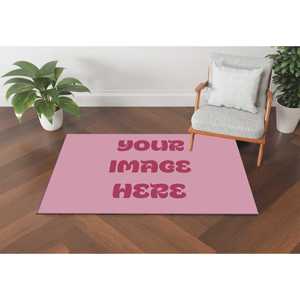 Alfombra Impresa: Alfombras Modernas Personalizadas con su Logotipo para Regalos de Inauguración, Alfombra de Terciopelo de Lujo - Product Image 2