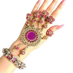 Service OEM, designs personnalisés, bijoux afghans kuchi faits à la main pour femmes, mariage, fête, EID, bijoux anciens afghans pour femmes, ensembles de bijoux - Product Image 4
