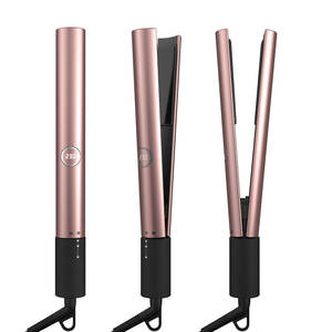 مكواة شعر 2 في 1 بشاشة LED، مكواة مسطحة من السيراميك والتيتانيوم، مكواة شعر 1 بوصة للتمليس والتجعيد - Product Image 1