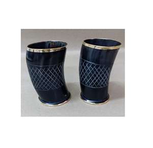 Elegante Jarra de Lujo Hecha a Mano con Cuerno Natural de Buey y Búfalo, con Tapa de Bambú, para Amantes del Vino, la Cerveza y la Hidromiel - Product Image 6