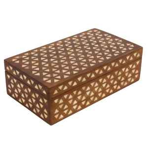 Nueva caja de pañuelos de vajilla antigua, caja de pañuelos con incrustaciones de hueso, caja de incrustaciones de hueso negro Floral para accesorios de utensilios de cocina para el hogar al mejor precio - Product Image 4