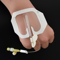 Pansement transparent pour fixation de canule IV / Pansement jetable pour fixation de canule IV avec porte-veine en U