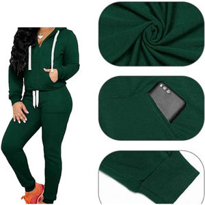 Chándales de mujer de nuevo estilo al por mayor de alta calidad, ropa de entrenamiento para correr, chándal de mujer personalizado informal - Product Image 6