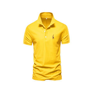 Camiseta deportiva de alta calidad para hombre, Polo blanco personalizado, Polo de Golf, venta al por mayor - Product Image 5