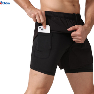 Shorts de sport 2 en 1 avec doublure plus longue, shorts personnalisés pour hommes, shorts de course, entraînement en plein air, short de sport pour hommes avec poche - Product Image 4