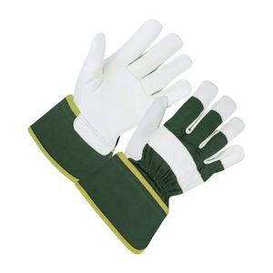 Gants de sécurité à double paume en cuir fendu de mouton à usage intensif OEM Caractéristiques ignifuges anti-coupure pour l'hiver uni - Product Image 1