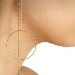 SOUMYA CREATIONS Handmade Gold Plated Brass Drop <b>Earrings</b> with <b>Pearl</b> <b>Diamond</b> Trendy Design From Rajasthan for Wedding Party Gift - Product Image 3
