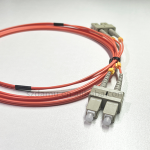 Damu <span class=keywords><strong>SC</strong></span> APC UPC Multimode Singlemode sợi vá dây OM1 OM2 <span class=keywords><strong>Duplex</strong></span> tùy chỉnh chiều dài cáp quang - Product Image 3
