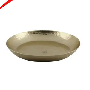 Cuenco de servicio de acero inoxidable con acabado de plata de aspecto martillado para restaurante y bar de hotel - Product Image 4