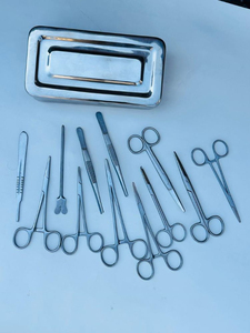 Bán hàng nóng 14 cái nhỏ phẫu thuật Set thép không gỉ phẫu thuật Bộ dụng cụ dụng cụ CE ISO được phê duyệt nhỏ phẫu thuật hộp - Product Image 5