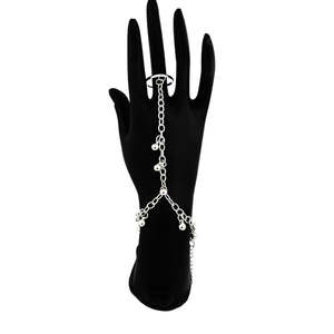 Apurva สร้อยไข่มุกมือโลหะผสมสังกะสีชุบเงิน1502374โซ่ร่างกายแฟชั่น - Product Image 1