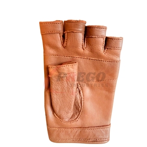 ถุงมือออกกำลังกายหนังพรีเมียมแบบครึ่งนิ้ว สายรัดปรับได้ ถุงมือยกน้ำหนัก ระบายอากาศได้ดี กันลื่น - Product Image 3